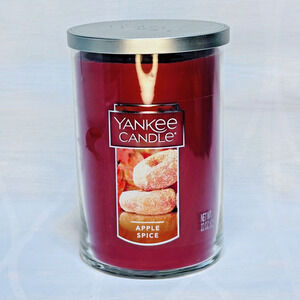 YANKEE CANDLE APPLE‎ SPICE 22 oz LARGE 2-WICK TUMBLER RETIRED SCENT - NEW